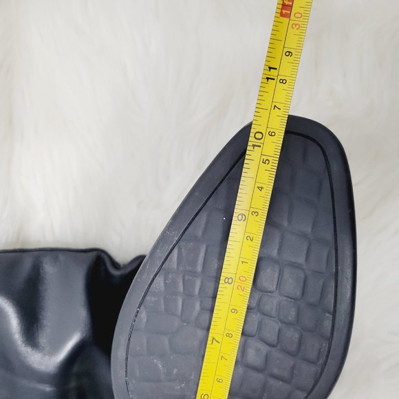 Rockport | Womens Sherpa Fleece Lined Leather Boots Adjustable Strap Mid Calf 7 - Picture 9 of 9